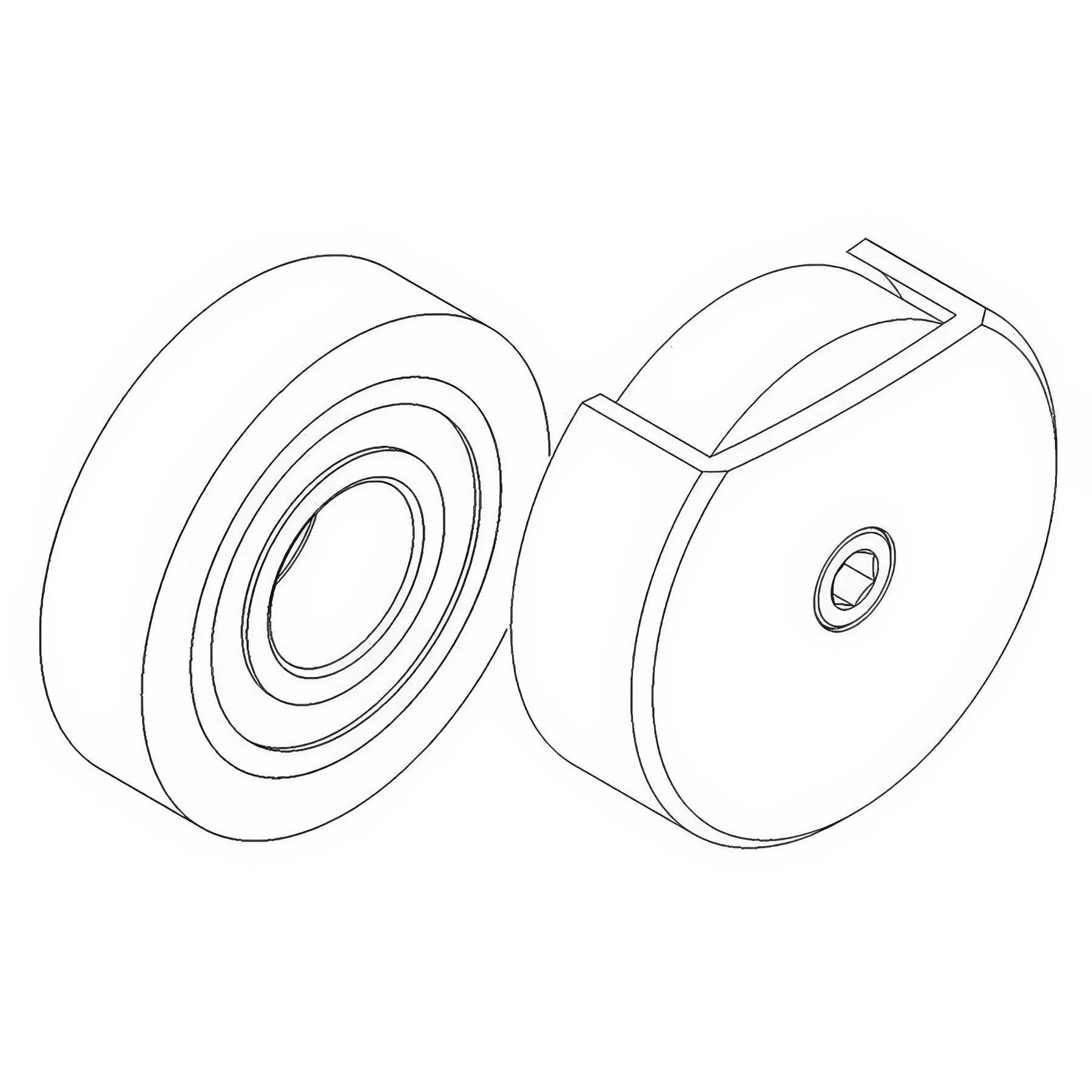 Triminator Bearing with Cover for XL Trimmer