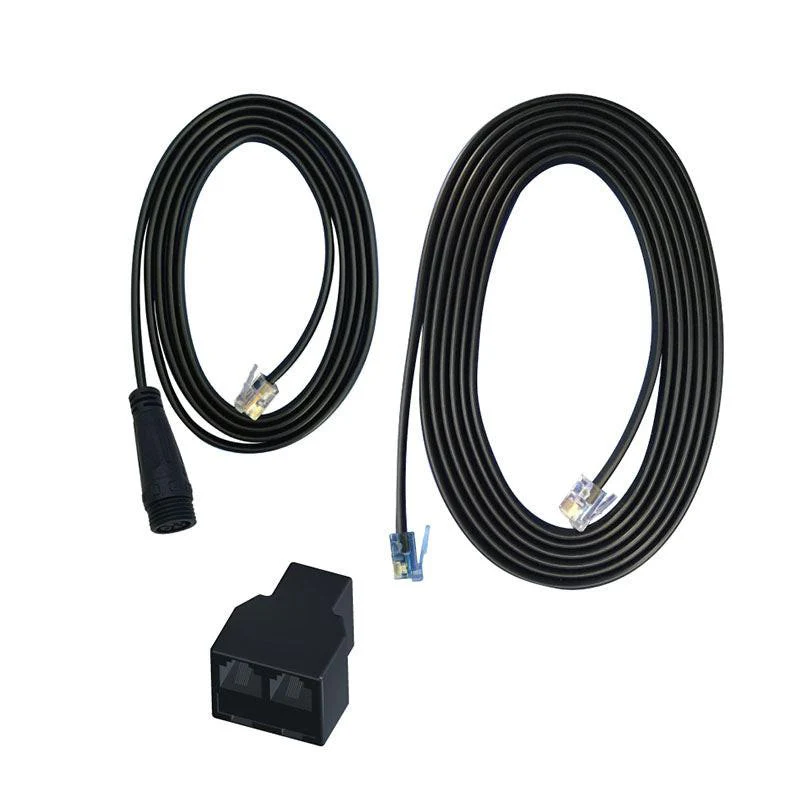 TrolMaster Hydro-X RJ12 to 3 Pin IP67  Convertor Cable Set