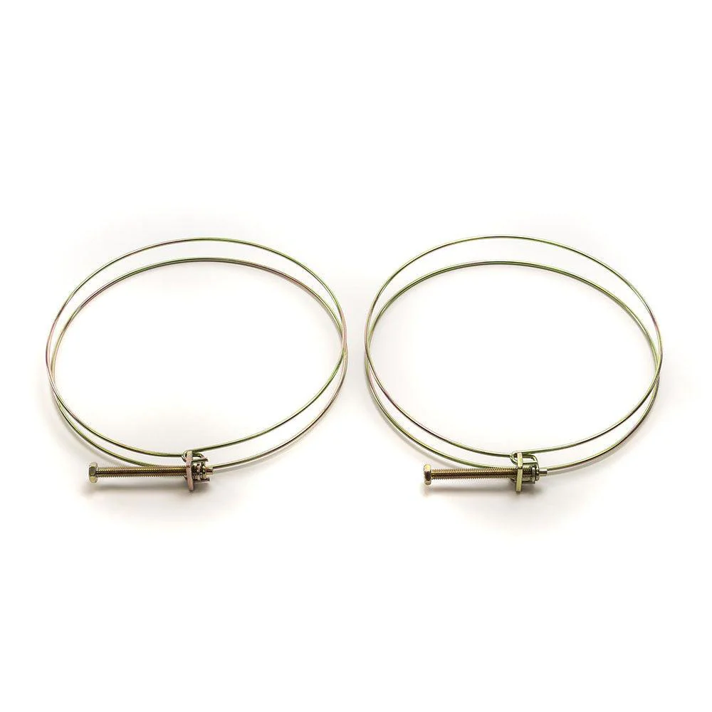 Twister T2 Leaf Collector: Hose Clamps, 6" - 2-Pack