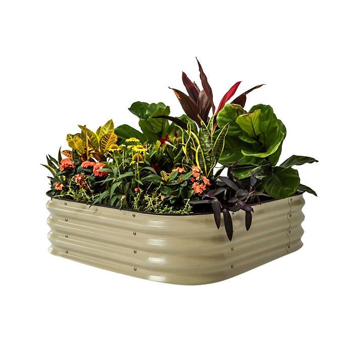 Vego Garden 11 Inch Tall 4 in 1 Modular Metal Raised Garden Bed Kit - Image 5