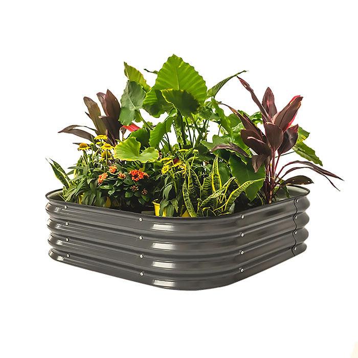 Vego Garden 11 Inch Tall 4 in 1 Modular Metal Raised Garden Bed Kit - Image 7