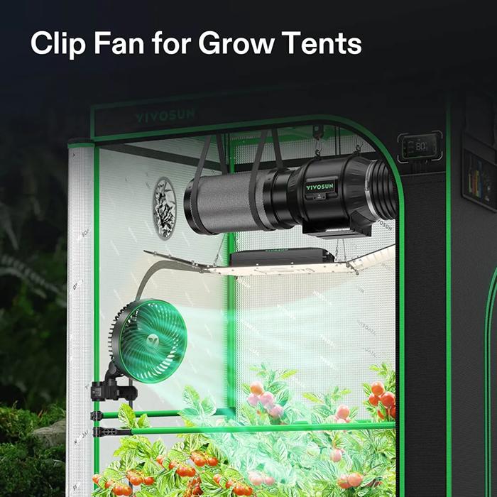 Vivosun AeroWave E6 Oscillating Grow Tent Clip Fan - Image 5