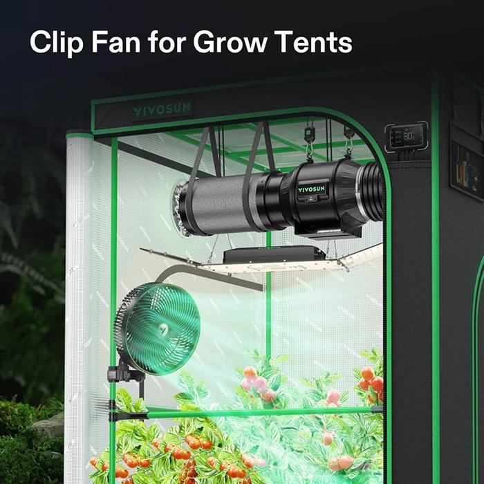 Vivosun AeroWave E9 Oscillating Grow Tent Clip Fan - Image 5