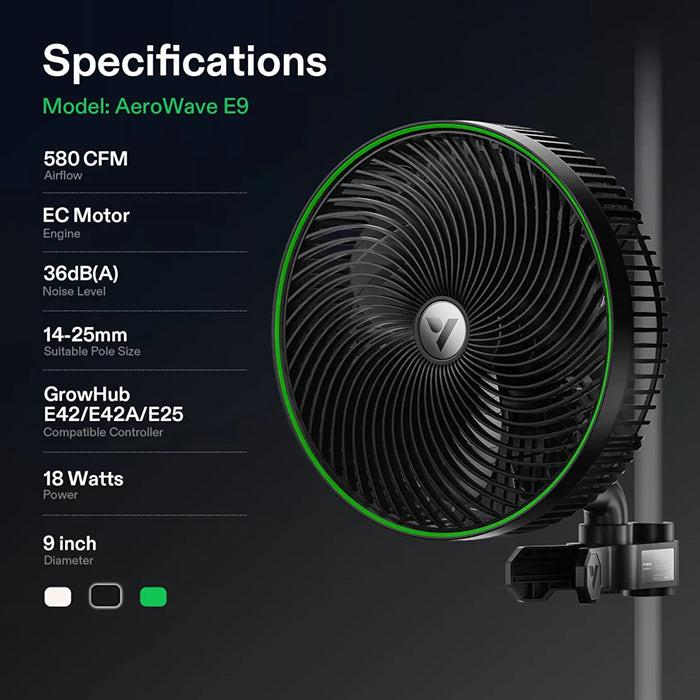 Vivosun AeroWave E9 Oscillating Grow Tent Clip Fan - Image 9