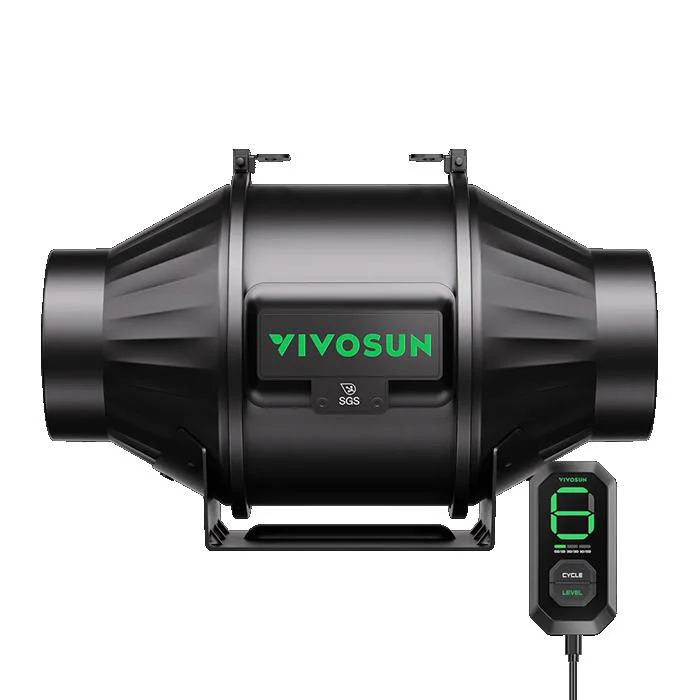 Vivosun AeroZesh T Series Inline Fan with E12 Speed Controller