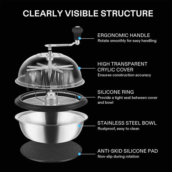Vivosun Bud Leaf Bowl Trimming Machine, 16 Inch - Image 2