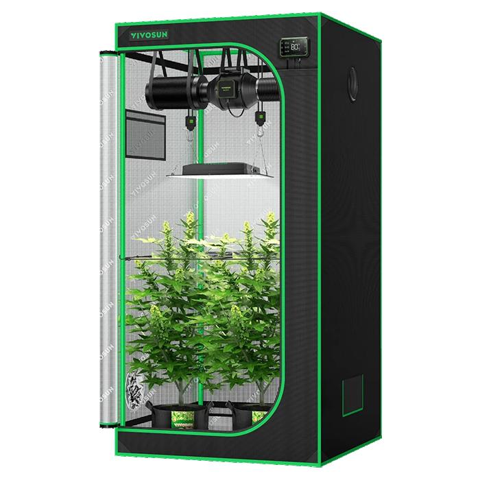 Vivosun GIY-SE 2.7' x 2.7' Smart LED Grow Tent Kit - Image 10