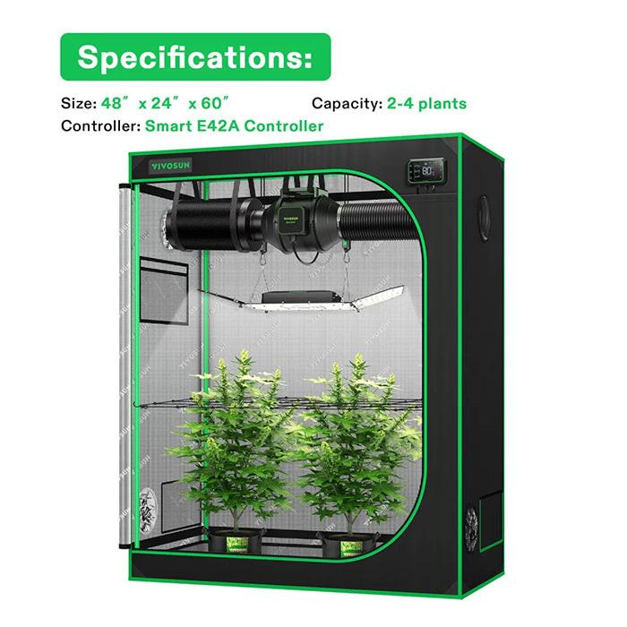 Vivosun GIY-SE 2' x 4' Smart LED Grow Tent Kit - Image 9