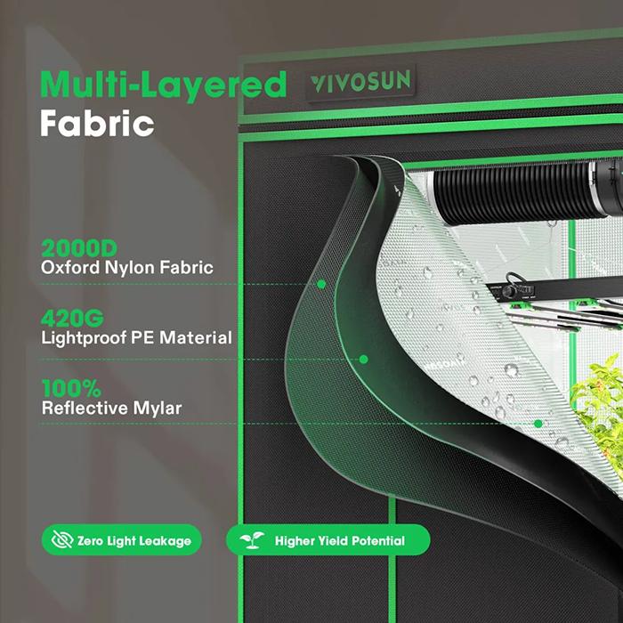 Vivosun P105 5' x 10' Grow Tent Pro - Image 3