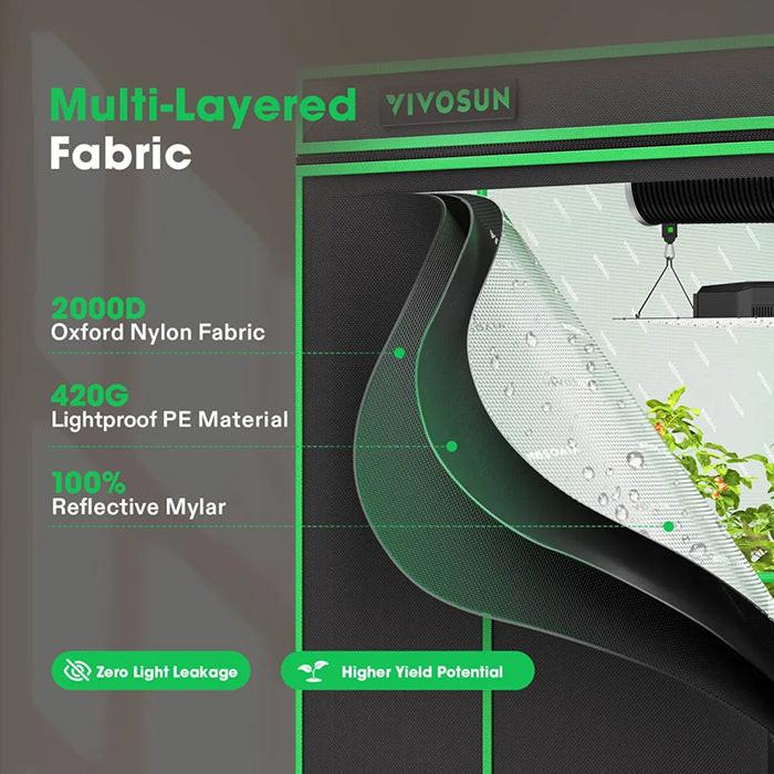 Vivosun P888 8' x 8' Grow Tent Pro - Image 3