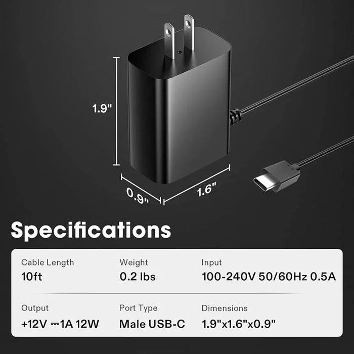 Vivosun Power Cord for GrowHub E42A Controller, 120 Volt - Image 8