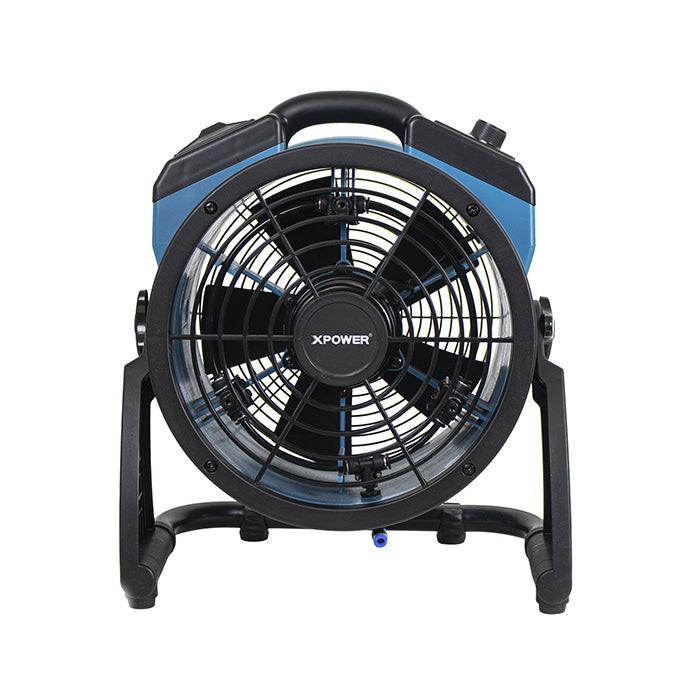 XPOWER FM-65B Battery Powered Misting Fan, 900 CFM - Image 7