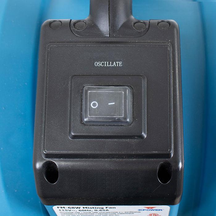 XPOWER Oscillating Misting Fan - Image 9