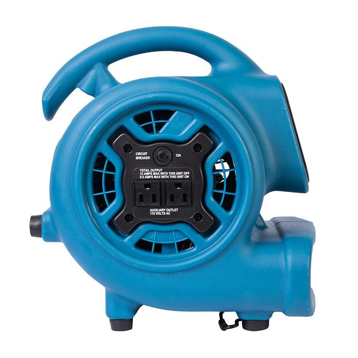 XPOWER P-230AT Mighty Mini Air Mover, 1/4 HP, 925 CFM, Blue - Image 7
