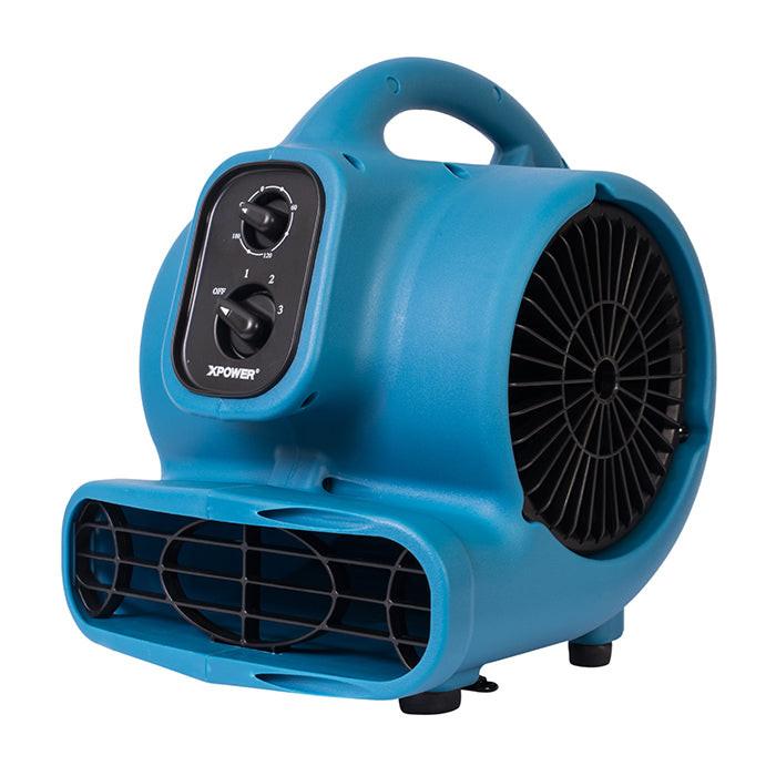 XPOWER P-230AT Mighty Mini Air Mover, 1/4 HP, 925 CFM, Blue - Image 8
