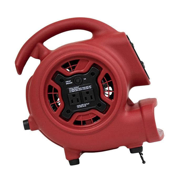 XPOWER P-230AT Mighty Mini Air Mover, 1/4 HP, 925 CFM, Red - Image 4