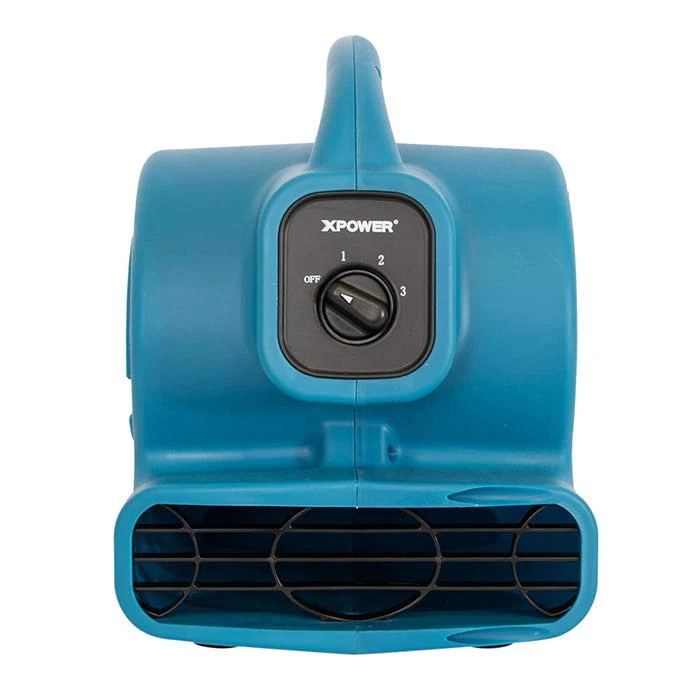 XPOWER P-80A Mighty Mini Air Mover, 600 CFM, Blue - Image 2