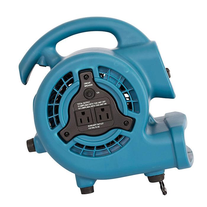 XPOWER P-80A Mighty Mini Air Mover, 600 CFM, Blue - Image 3