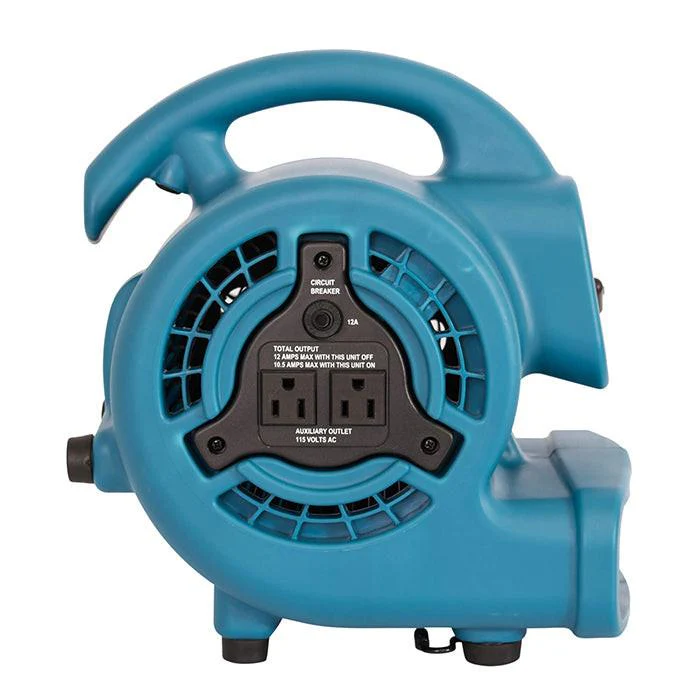 XPOWER P-80A Mighty Mini Air Mover, 600 CFM, Blue - Image 4