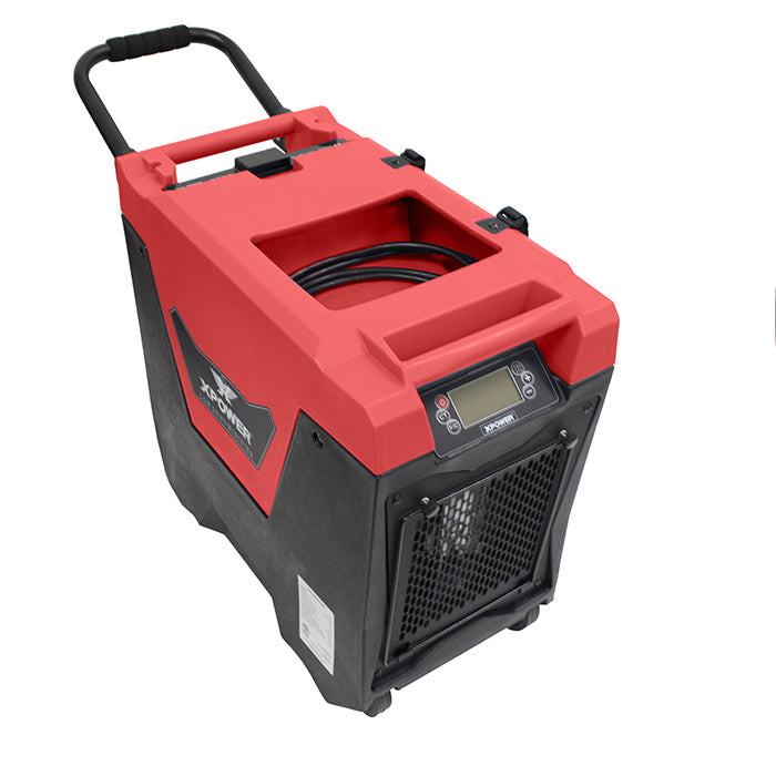 XPOWER XD-85L2 LGR Dehumidifier, 85 Pints/Day, Red - Image 10