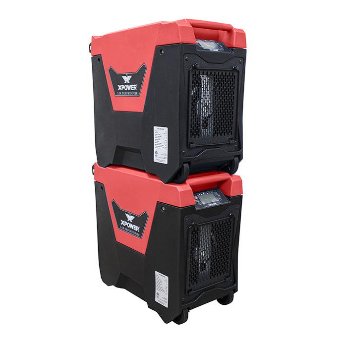 XPOWER XD-85L2 LGR Dehumidifier, 85 Pints/Day, Red - Image 9